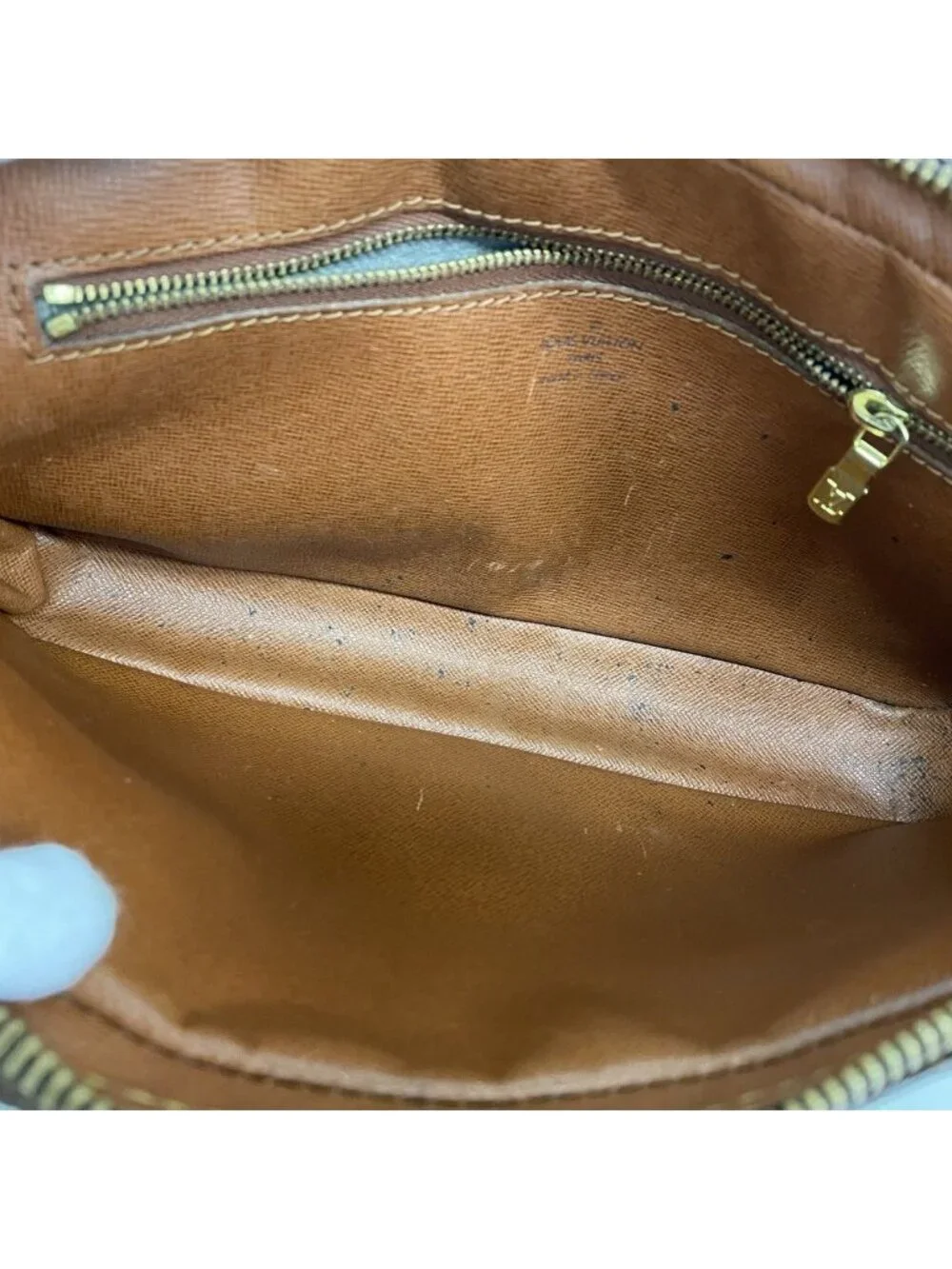 Louis Vuitton Clutch Monogram Marly Dragonne GM Brown